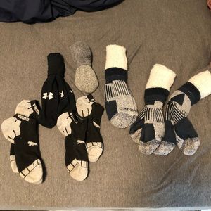 Sock Lot, Winter wool boot socks, Puma, Under Armour